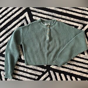 Aeropostale Textured Teal Sweater